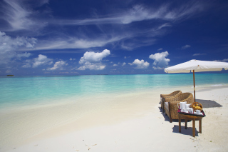 Maldives Luxury all-inclusive Resort - Obrázkek zdarma pro Samsung Galaxy S4