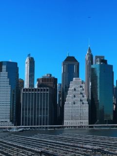 Das Manhattan Panoramic Wallpaper 240x320
