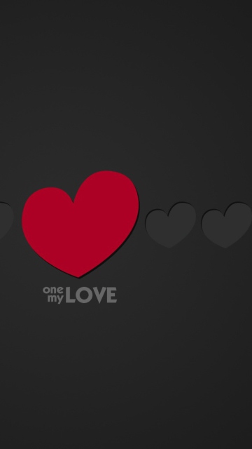 Fondo de pantalla One My Love 360x640