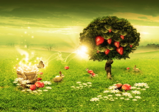 Strawberry Tree - Obrázkek zdarma pro Samsung Galaxy S3
