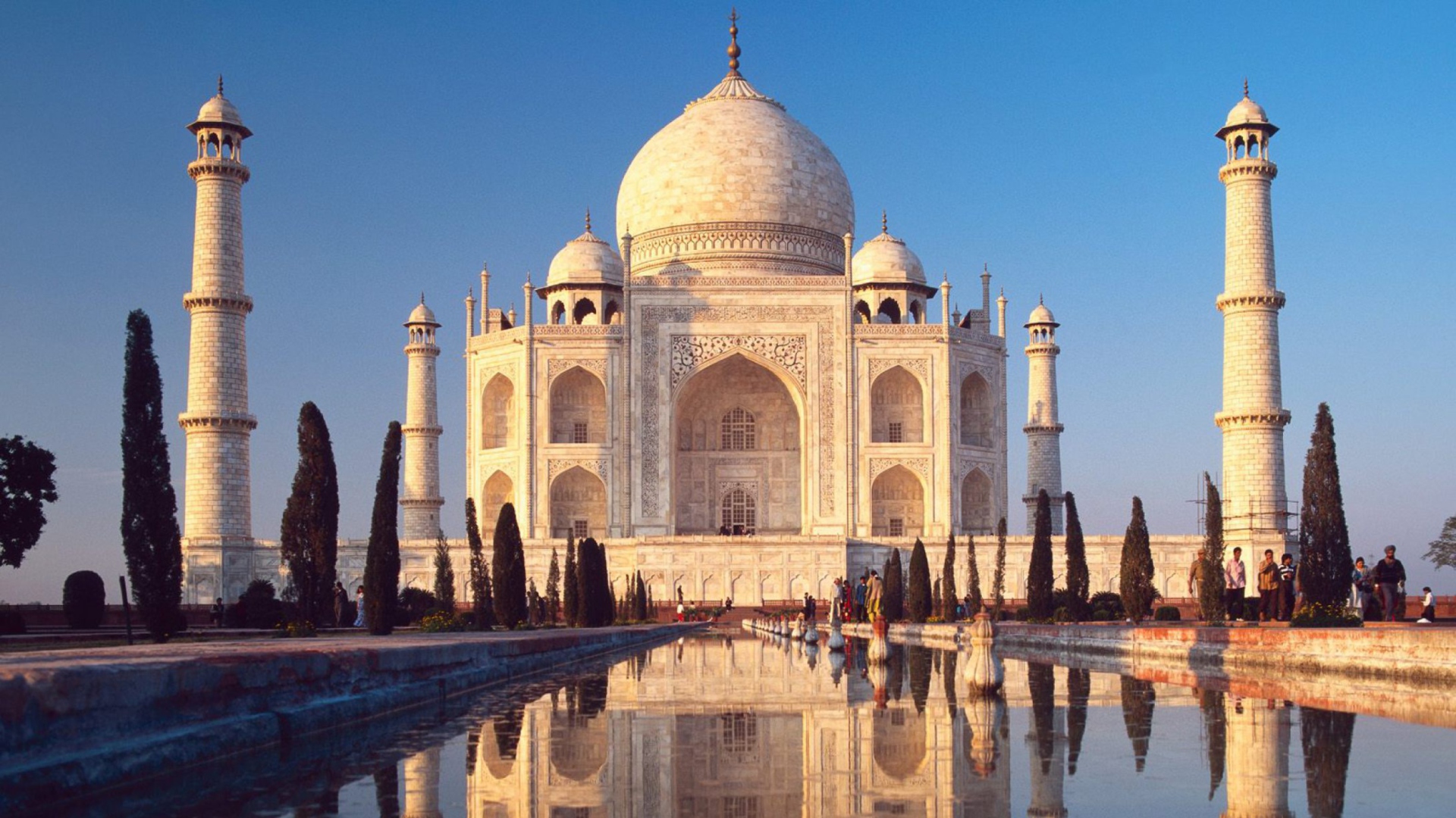 Screenshot №1 pro téma Taj Mahal - Agra India 1920x1080