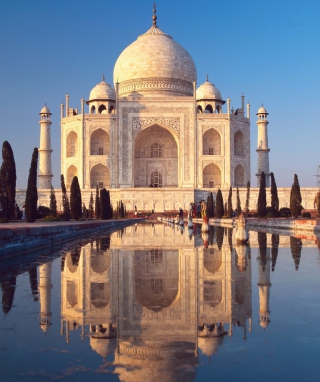 Taj Mahal - Agra India papel de parede para celular para 320x480