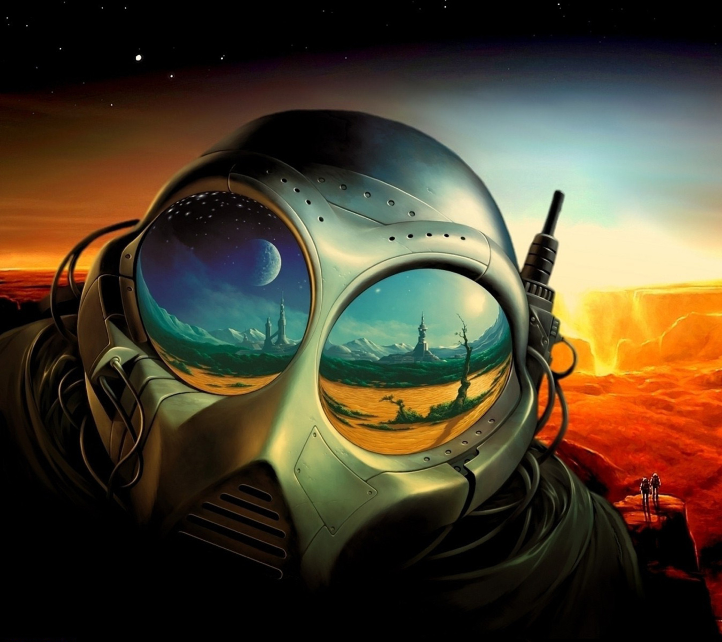 Das Sci Fi Apocalypse Fiction Wallpaper 1440x1280