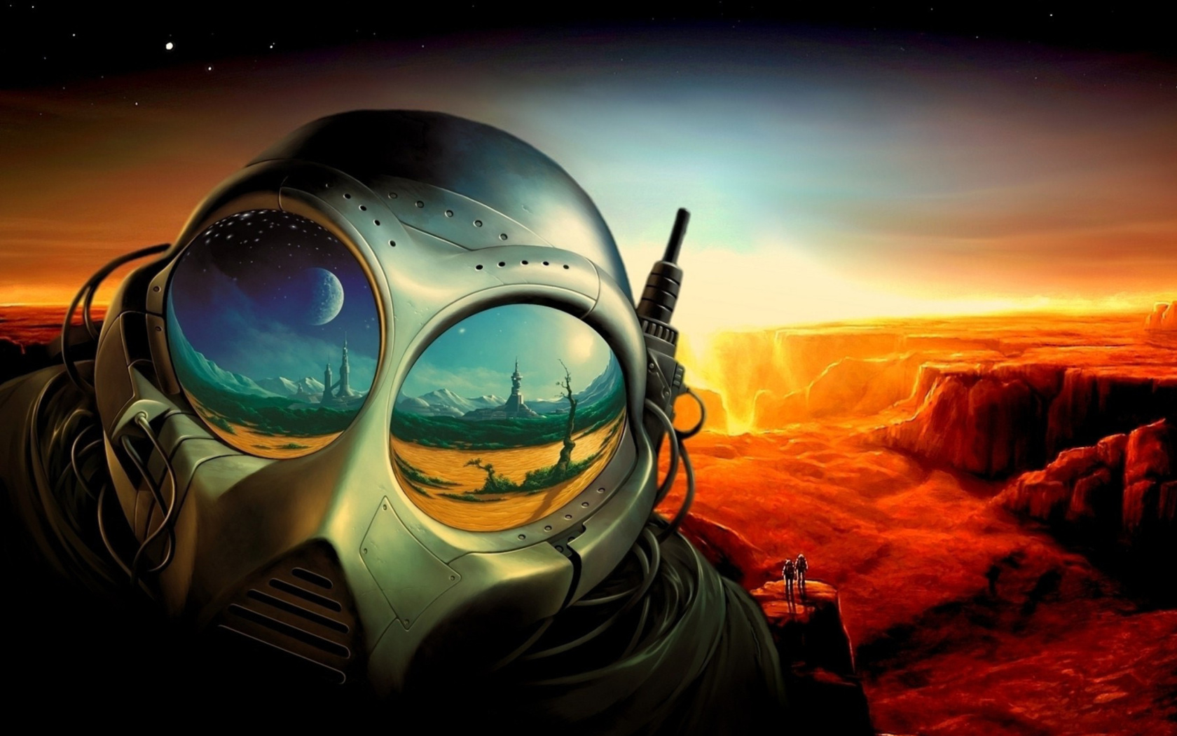 Das Sci Fi Apocalypse Fiction Wallpaper 1680x1050