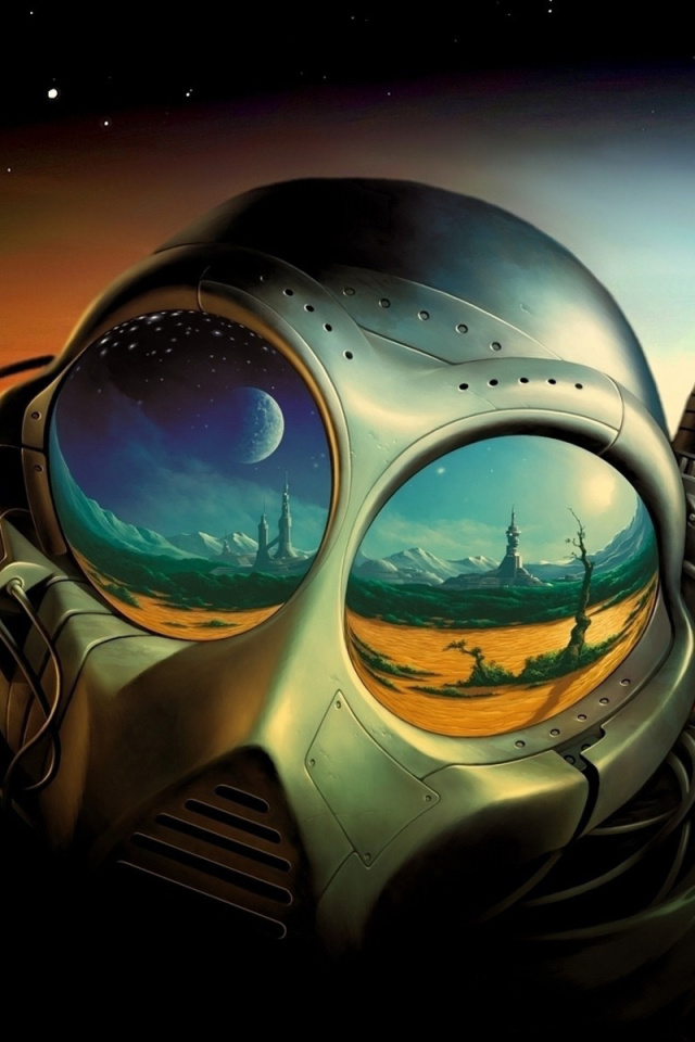 Das Sci Fi Apocalypse Fiction Wallpaper 640x960