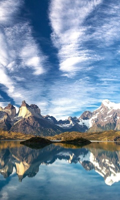 Chilean Patagonia wallpaper 240x400