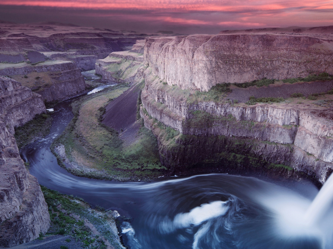 Обои Palouse Falls Park in Washington 1152x864