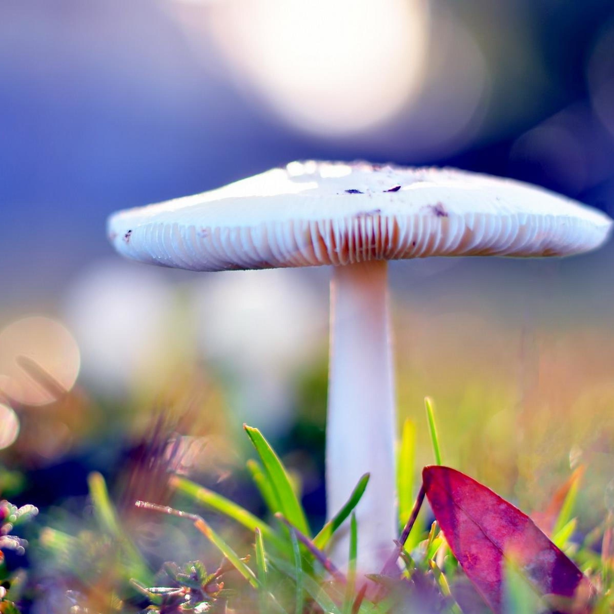 Screenshot №1 pro téma Mushroom Bokeh 2048x2048