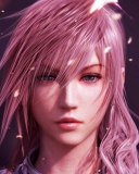 Fondo de pantalla Lightning Final Fantasy 128x160