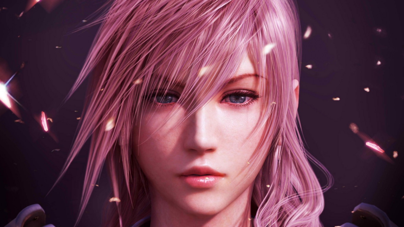 Sfondi Lightning Final Fantasy 1366x768