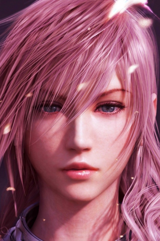 Fondo de pantalla Lightning Final Fantasy 320x480