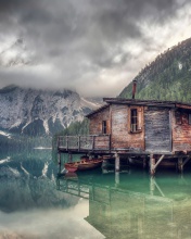 Sfondi Lake Braies - South Tyrol 176x220