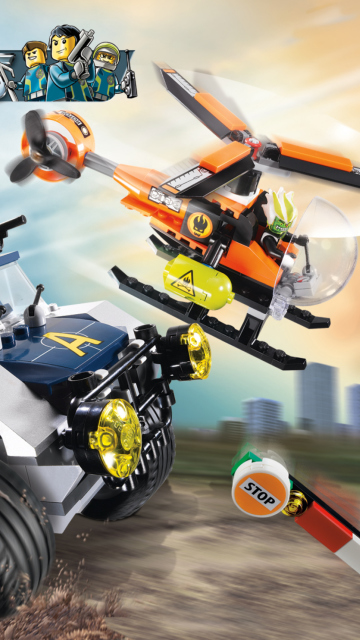 Lego Agents wallpaper 360x640