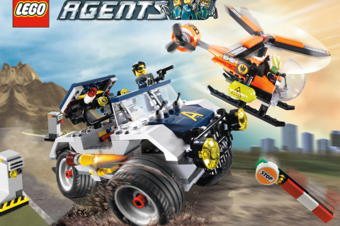 Screenshot №1 pro téma Lego Agents 480x320