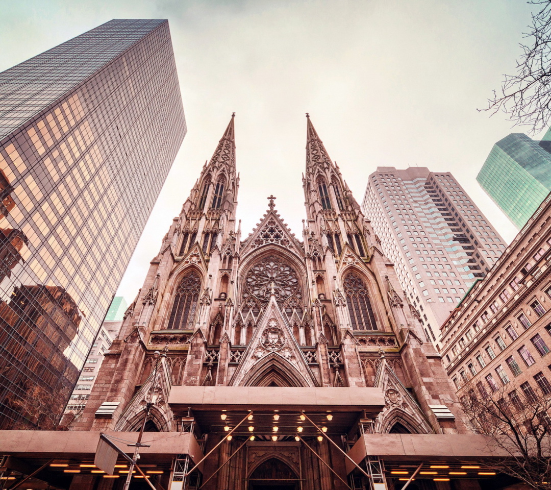 Das St Patricks Cathedral In New York Wallpaper 1080x960