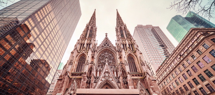 Screenshot №1 pro téma St Patricks Cathedral In New York 720x320