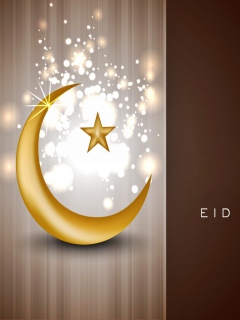Обои Eid Mubarak - Islam 240x320
