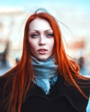 Screenshot №1 pro téma Gorgeous Redhead Girl 128x160