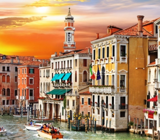 Kostenloses Grand Canal Venice Wallpaper für 128x128