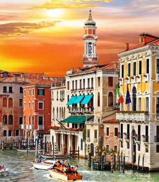 Grand Canal Venice - Obrázkek zdarma pro 128x160