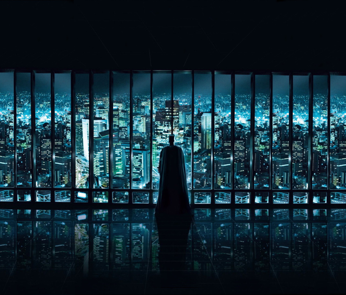 Batman Observing wallpaper 1200x1024