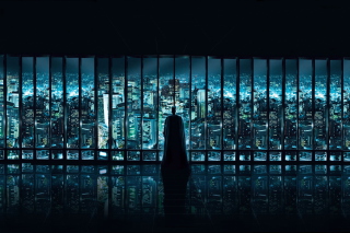 Batman Observing papel de parede para celular 
