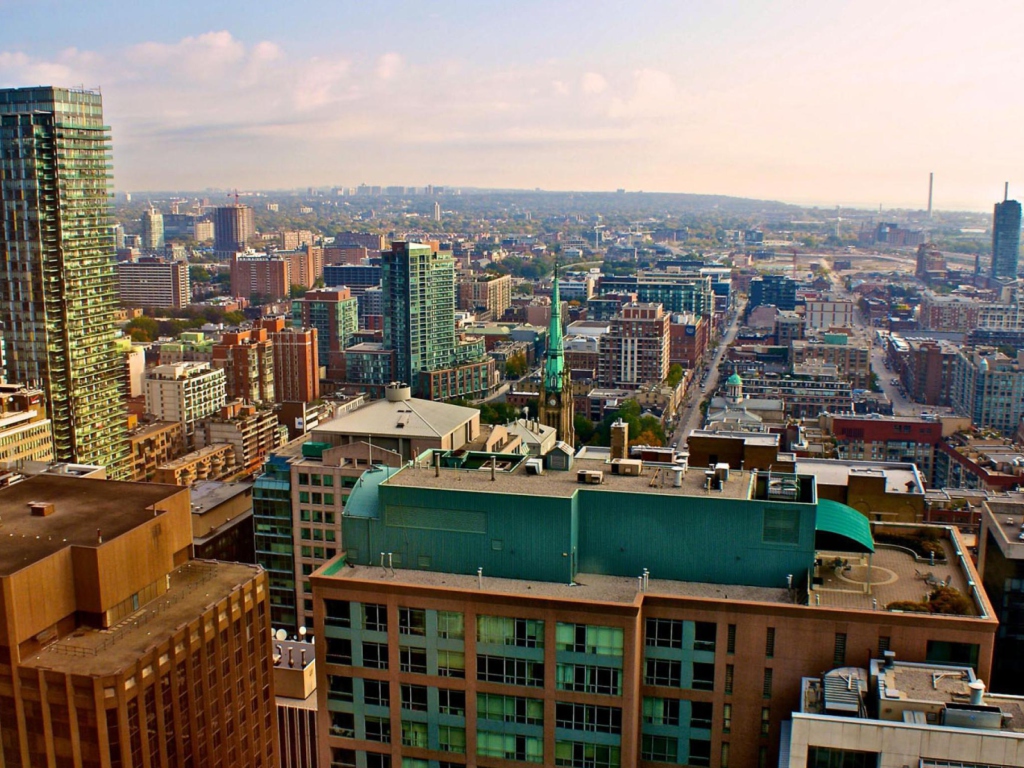 Toronto Cityscape wallpaper 1024x768