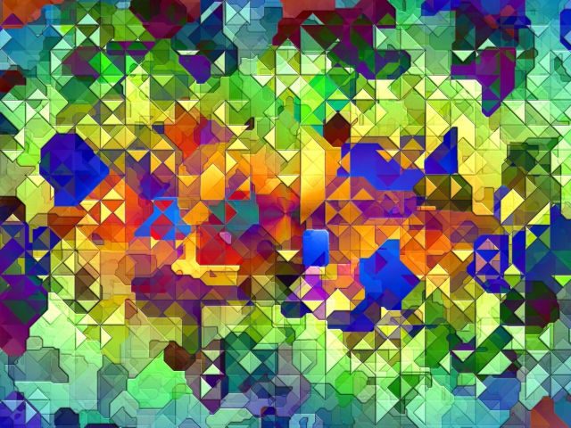 Fondo de pantalla Colorful Abstract Pattern 640x480