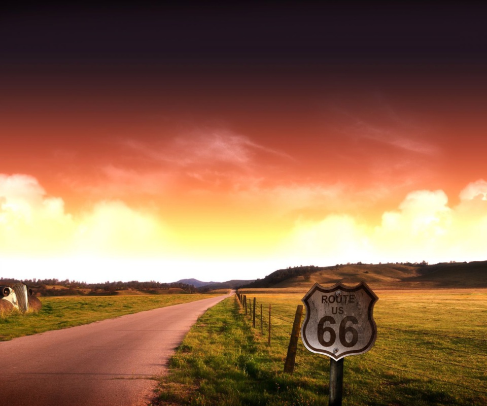 Screenshot №1 pro téma Adventure Route 66 Landscape 960x800