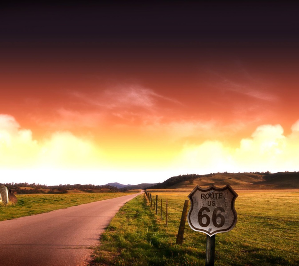 Das Adventure Route 66 Landscape Wallpaper 960x854