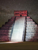 Fondo de pantalla Chichen Itza Pyramid in Mexico 132x176