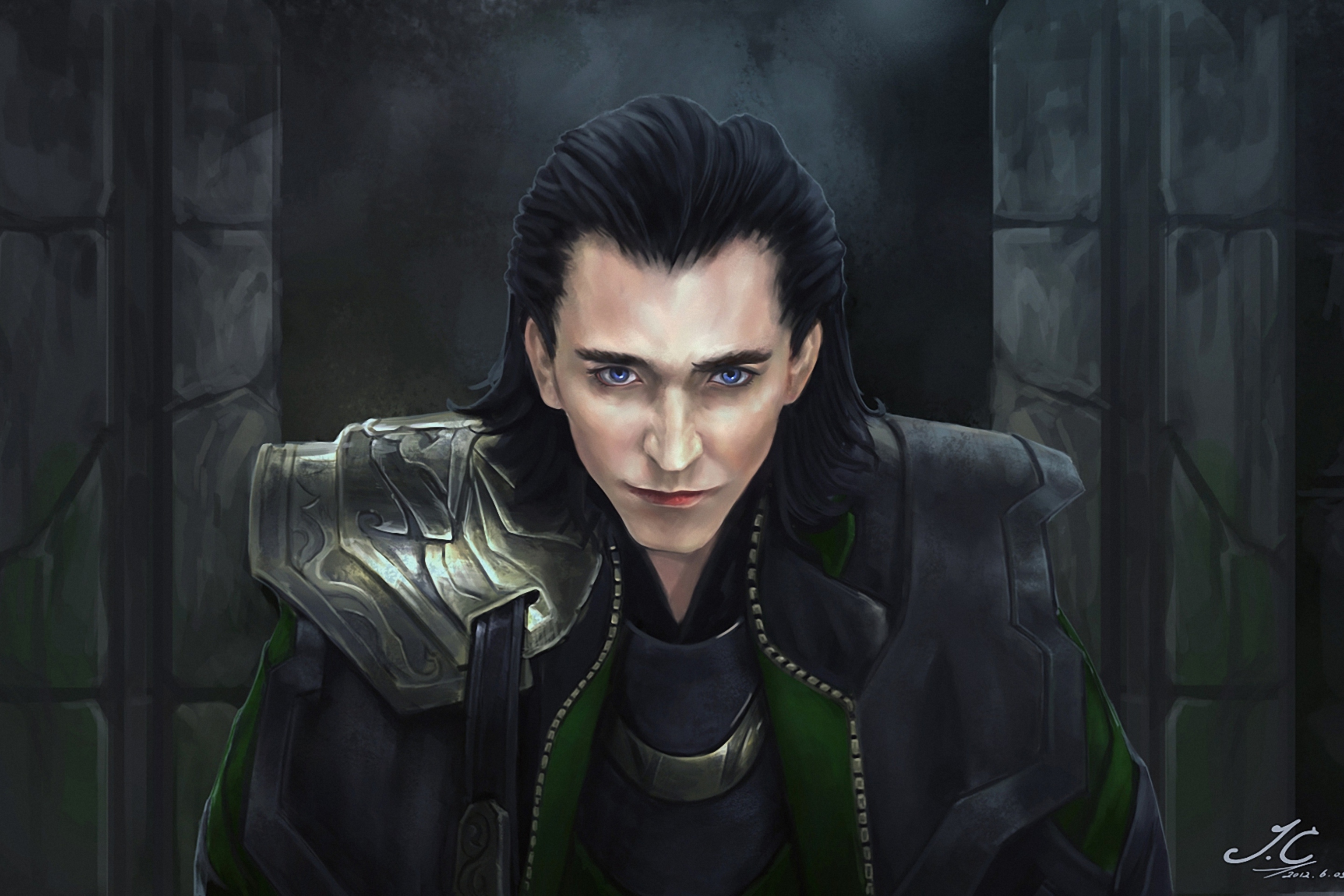 Обои Loki - The Avengers 2880x1920