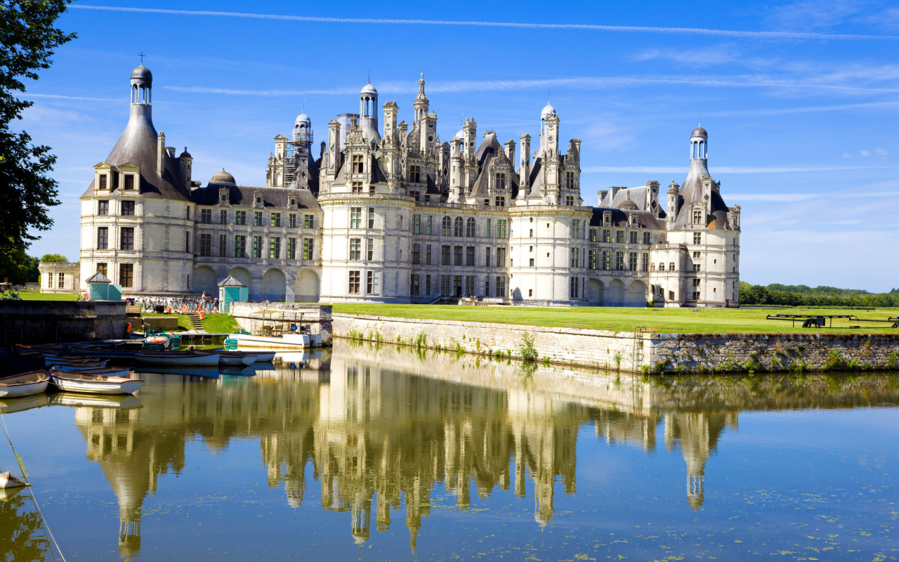 Fondo de pantalla Chateau de Chambord 1280x800