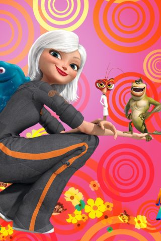 Das Monsters vs Aliens Wallpaper 320x480