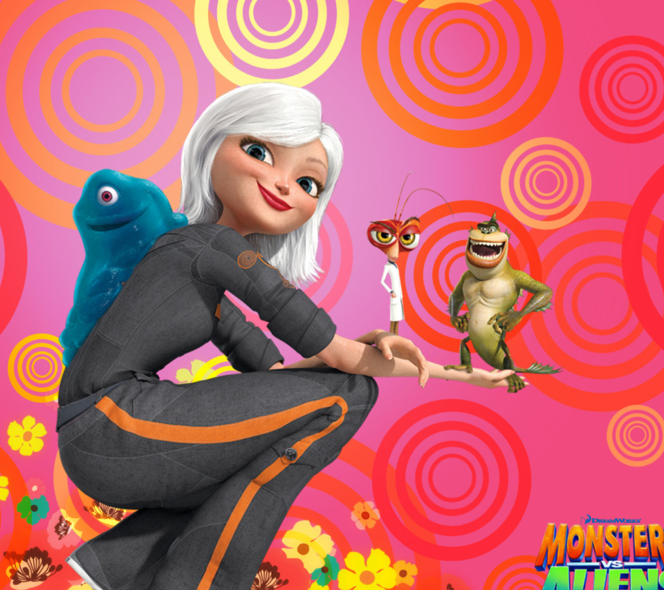 Screenshot №1 pro téma Monsters vs Aliens 960x854