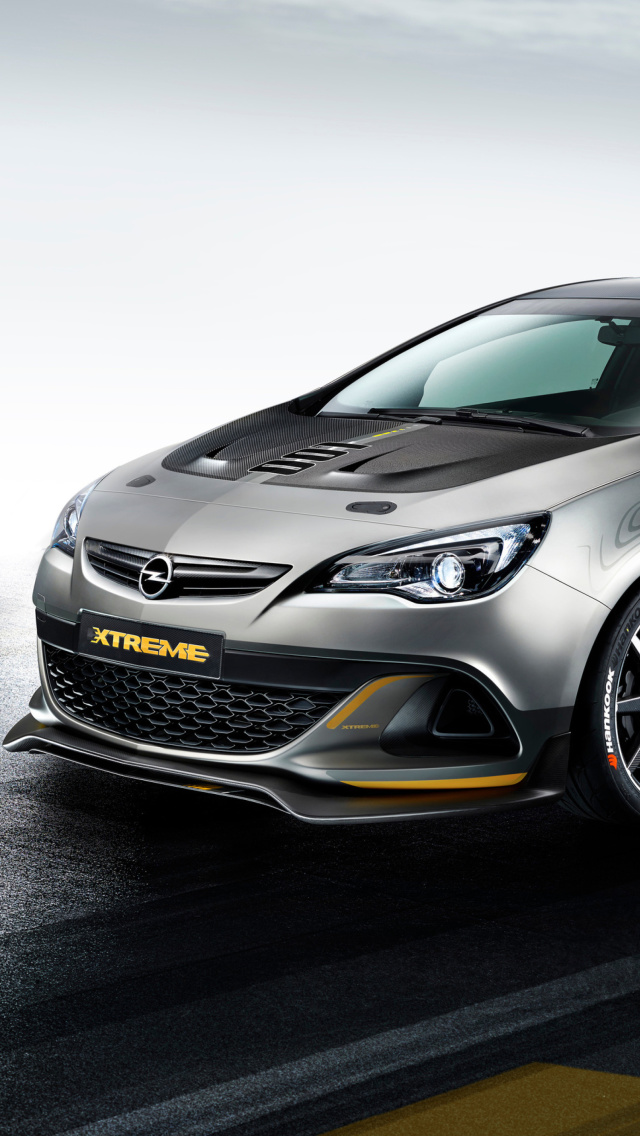 Das Opel Astra OPC Extreme Wallpaper 640x1136