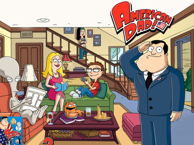 Screenshot №1 pro téma American Dad 640x480