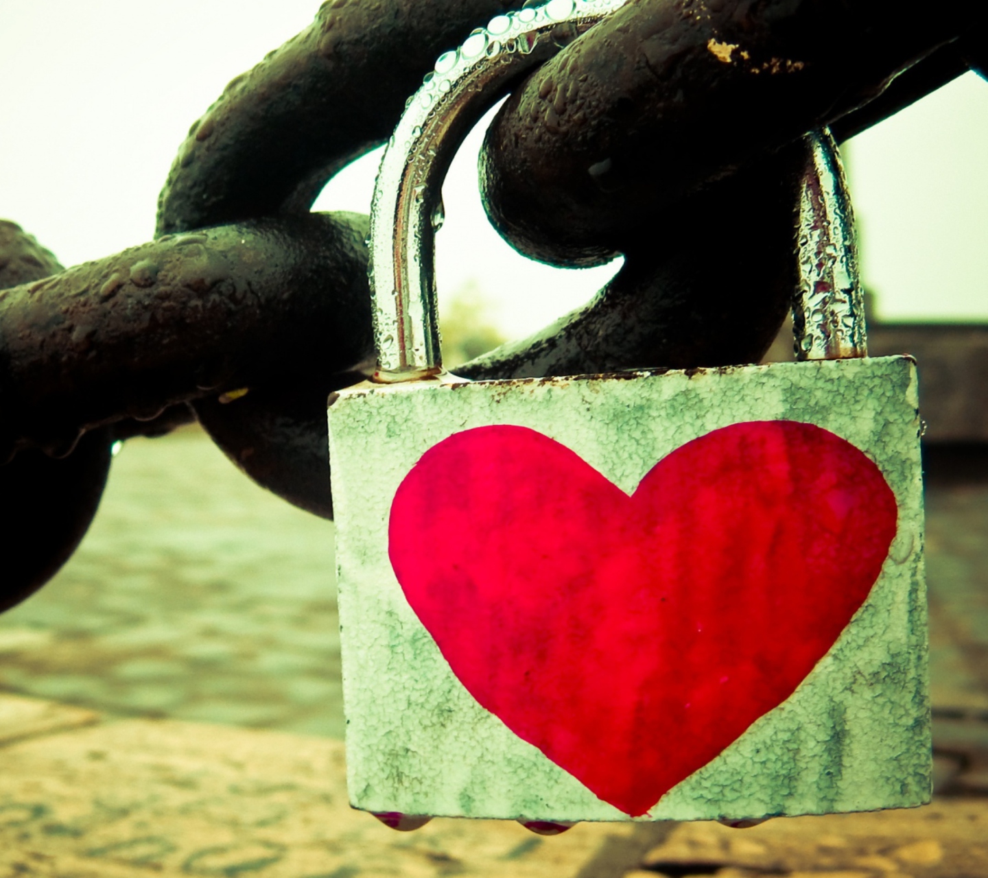 Love Lock wallpaper 1440x1280