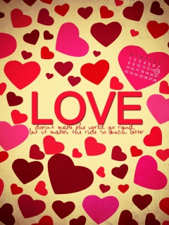 Das Love Wallpaper 240x320