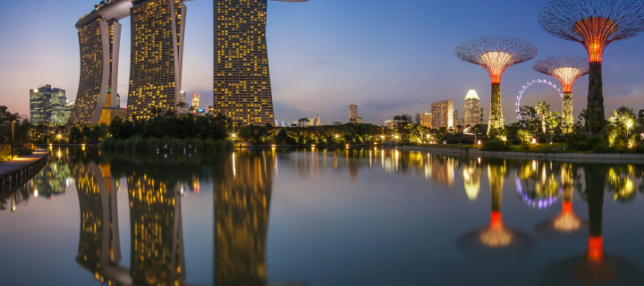 Singapore Marina Bay Sands Tower screenshot #1 720x320