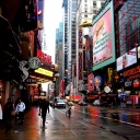 Das Street in Manhattan Borough, New york Wallpaper 128x128