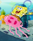 Fondo de pantalla Nickelodeon Spongebob Squarepants 128x160