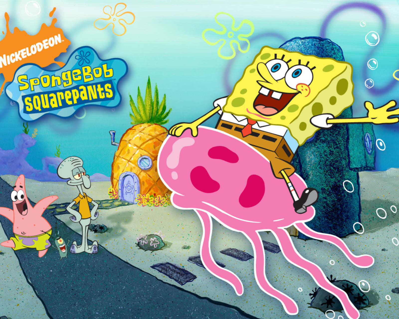 Das Nickelodeon Spongebob Squarepants Wallpaper 1600x1280