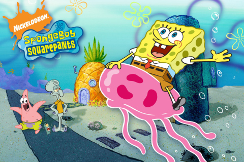 Screenshot №1 pro téma Nickelodeon Spongebob Squarepants 480x320