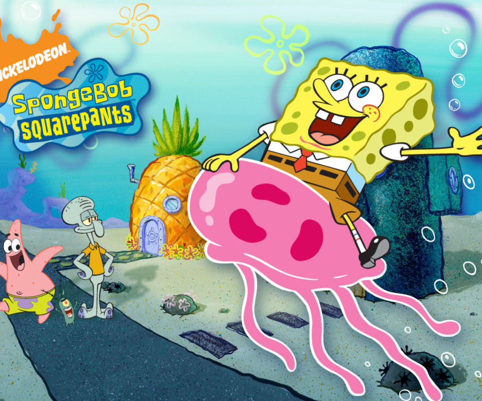 Das Nickelodeon Spongebob Squarepants Wallpaper 960x800