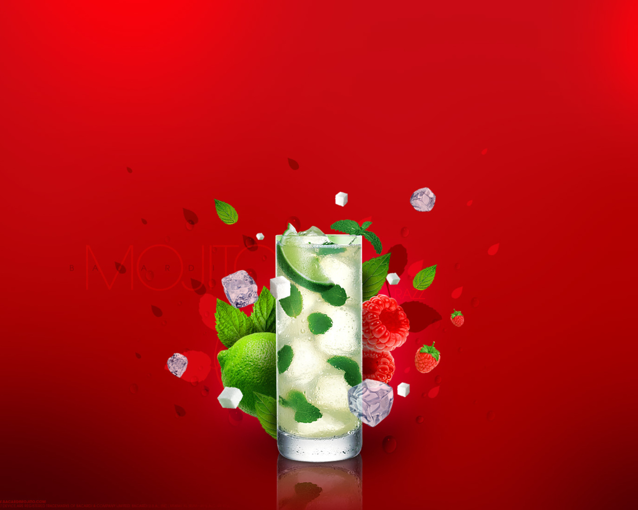 Fondo de pantalla Bacardi Mojito 1280x1024