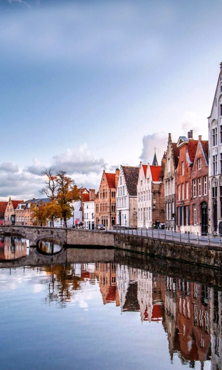 Sfondi Bruges, Belgium 768x1280