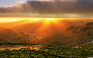 Sunset Over California - Obrázkek zdarma pro Fullscreen Desktop 1024x768