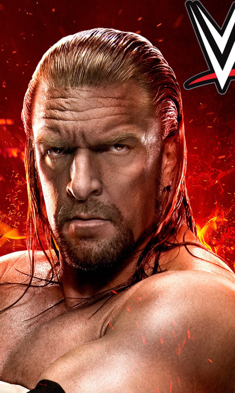Das WWE 2K15 Triple H Wallpaper 768x1280