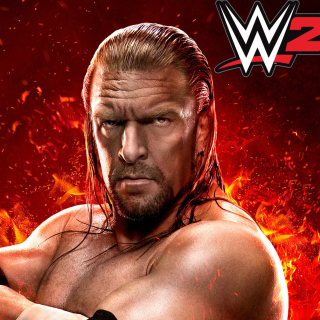 Kostenloses WWE 2K15 Triple H Wallpaper für iPad Air